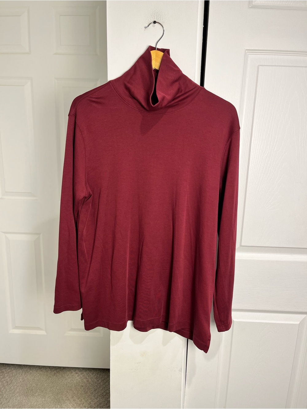 Lands End Woman’s Maroon Turtleneck Pullover (Size XL-P) Fall Winter Classic